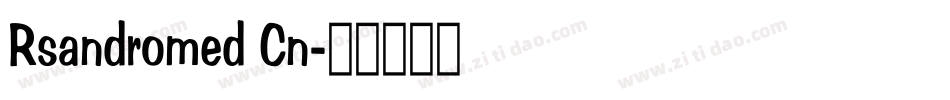 Rsandromed Cn字体转换